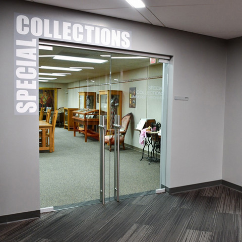 Special Collections door